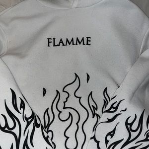 FLAMME flame hoodie
